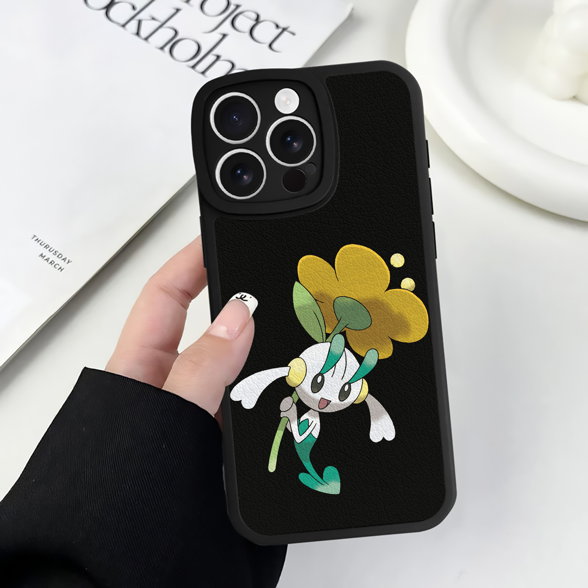 （画像用） ポケットモンスター Pokémon 【iPhone 16シリーズ対応】シリコンスマホケース（レザー調） 材質：シリコン